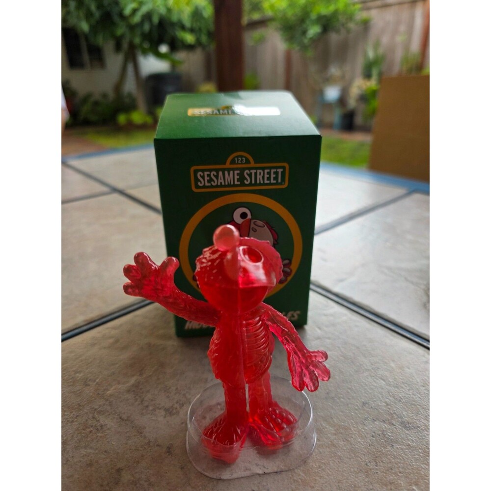 Mighty Jaxx Jason Freeny Sesame Street Elmo Red Translucent Chase Figure